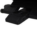 Poggiapiedi da Ufficio Altezza Regolabile 10-16,5 cm  Nero