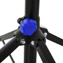 Cavalletto Supporto per Bicicletta in Ferro e PP 84x84x180 cm  Nero