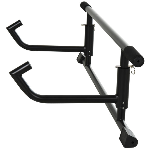 sconto Wand Klimmzugstange aus Stahl Max 110Kg 102x35x25 cm Schwarz