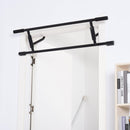 Barra Trazioni a Parete in Acciaio Max 110Kg 102x35x25 cm  Nero