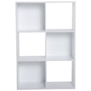 Libreria 3 Ripiani 91,5x29,5x61,5 in Legno  Bianco