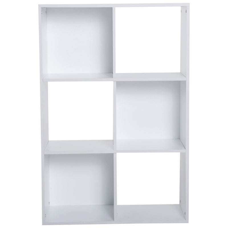 Libreria 3 Ripiani 91,5x29,5x61,5 in Legno  Bianco