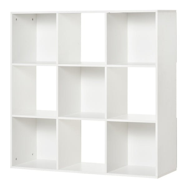 Bücherregal 3 Regale 91,5x29,5x91,5 in White Wood prezzo
