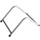 Scrivania da Ufficio ad Angolo Porta PC in MDF e Ferro 164x139x75 cm  Nera