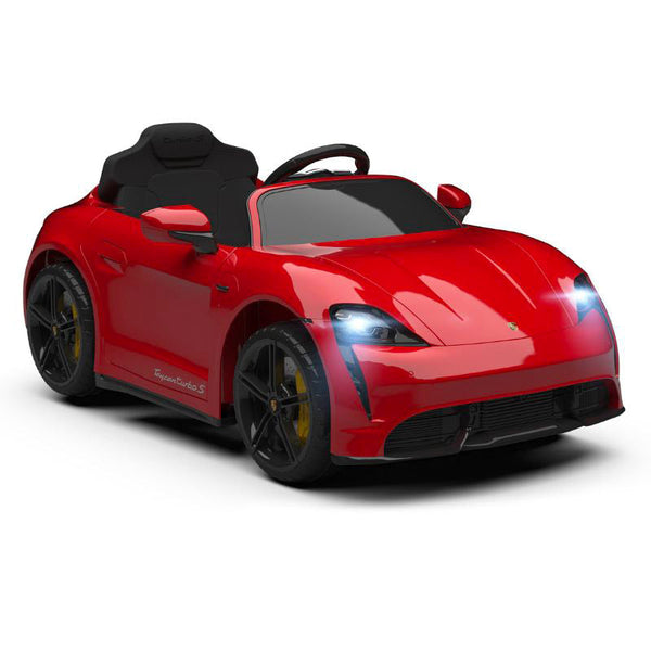 sconto Macchina Elettrica per Bambini 12V Porsche Taycan Rossa