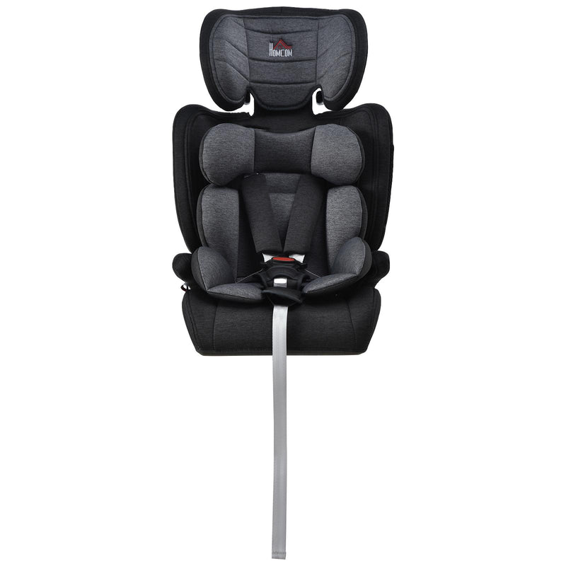 Seggiolino Auto per Bambini Gruppo 1/2/3 0-36Kg   Nero e Grigio