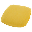 Set 2 Sedie in Metallo e Similpelle  Giallo