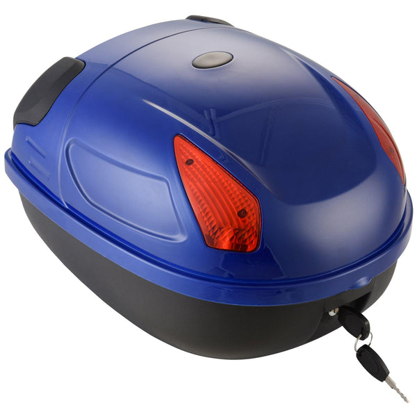 Universal-Topcase für Scooter 17L 39x31,5x24,5 cm Schwarz und Blau sconto