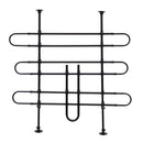 Griglia Divisoria Pieghevole per Trasporto Cani per Auto   Nero