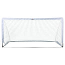 Porta da Calcio Portatile con Rete 186x90x89 cm  Bianca