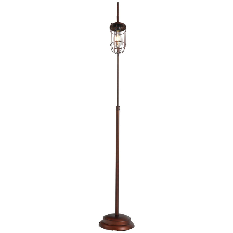 Lampada da Terra Vintage in Metallo Ø25x157 cm  Bronzo