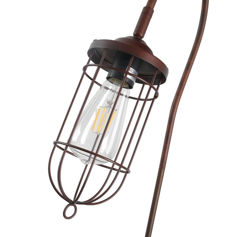 Lampada da Terra Vintage in Metallo Ø25x157 cm  Bronzo