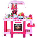 Cucina Giocattolo per Bambini con Utensili 78x29x87 cm  Rosa