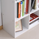 Libreria Moderna 6 Somparti in MDF 91x29,5x91 cm  Bianco
