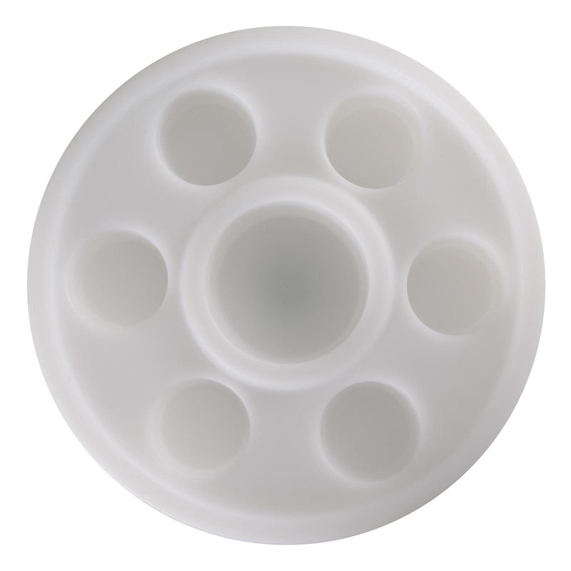 Vassoio Portabicchieri a LED 7 Vani con Telecomando Ø42x15 cm 