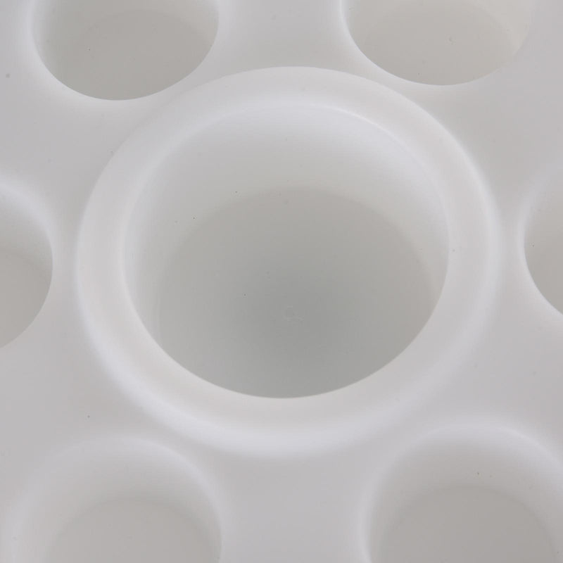 Vassoio Portabicchieri a LED 7 Vani con Telecomando Ø42x15 cm 