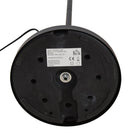 Lampada da Terra Tripode in Acciaio con Paralume Ø23x147,5 cm  Nero e Bianco