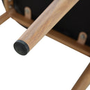 Set 2 Sedie imbottite in Acciaio e Poliestere 50x58x85 cm  Grigie