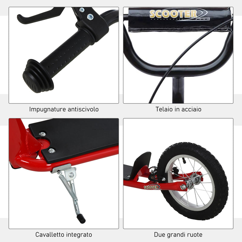 Monopattino per Bambini Ruote 12"   Rosso