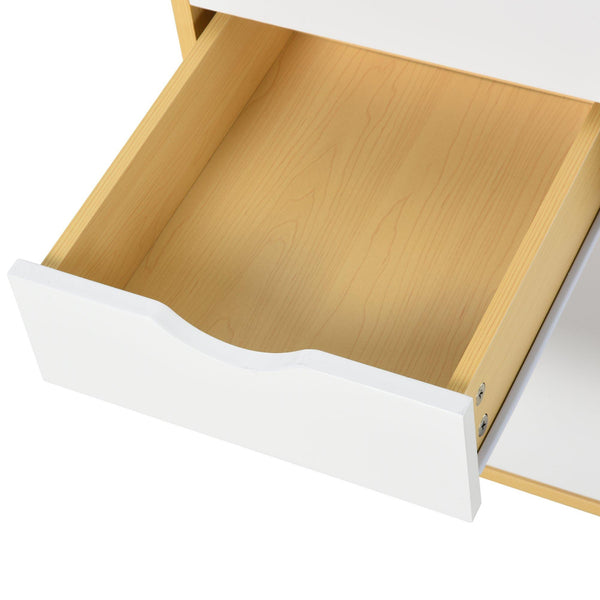 online Bürokommode 35x40x65,5 cm mit Rollen 3 Schubladen