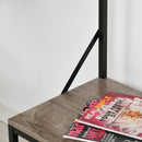 Appendiabiti Panchina per Ingresso con Scarpiera in Metallo e MDF 80x40x170 cm  Nero