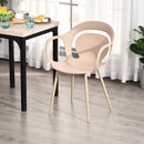 Set 2 Sedie in Polipropilene Gambe in Acciaio 58,5x60x83,5 cm  Gialle