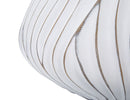 Vaso Gaspeau Honduras 40x20x40 cm in Poliresina Bianco