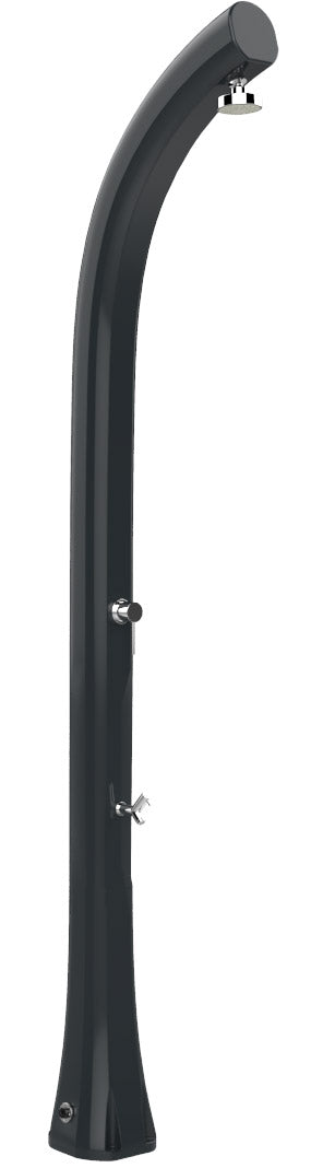 Doccia Solare da Esterno Giardino 30L Miscelatore e Lavapiedi Arkema Jolly Plus Grigio Antracite acquista