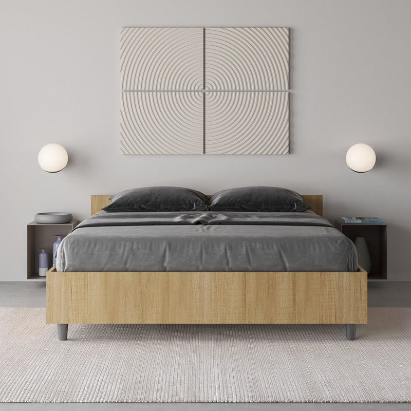 Letto Matrimoniale Francese Nuamo Quercia Varie Misure