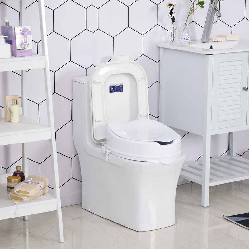 Sedile Rialzo per WC 35x40x16 cm in Polipropilene  Bianco