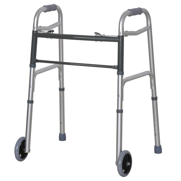 Faltbare Gehhilfe aus Aluminium mit Rädern online