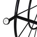 Cantinetta Portabottiglie in Metallo 50,5x35x73 cm 18 Bottiglie  Nero