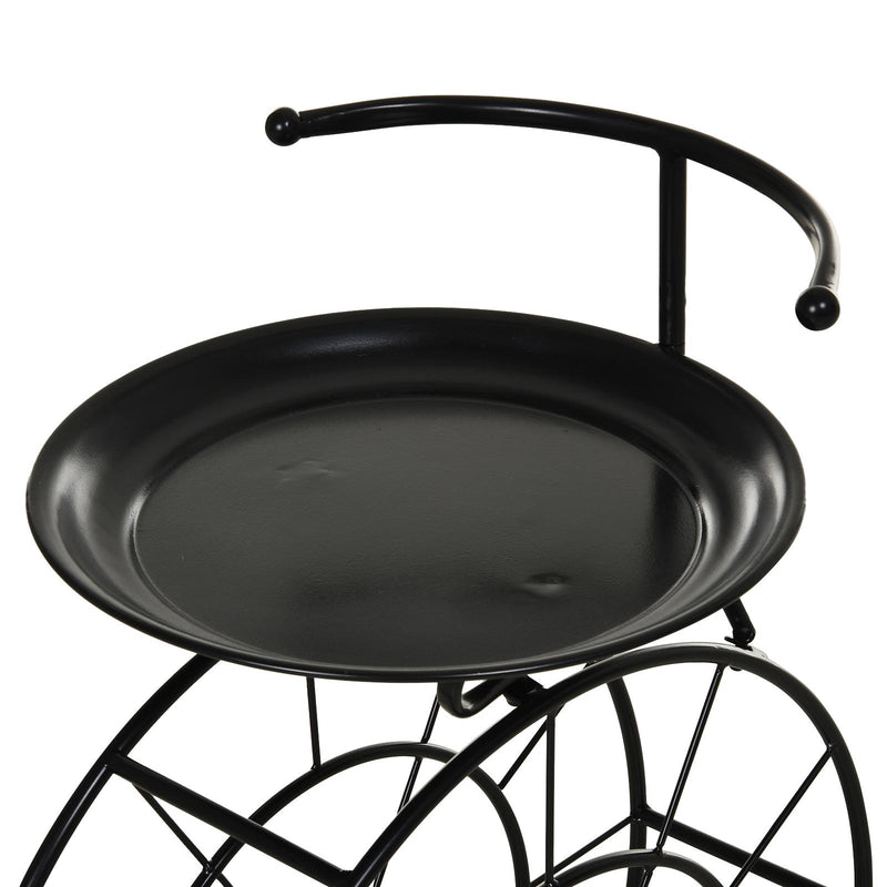 Cantinetta Portabottiglie in Metallo 50,5x35x73 cm 18 Bottiglie  Nero