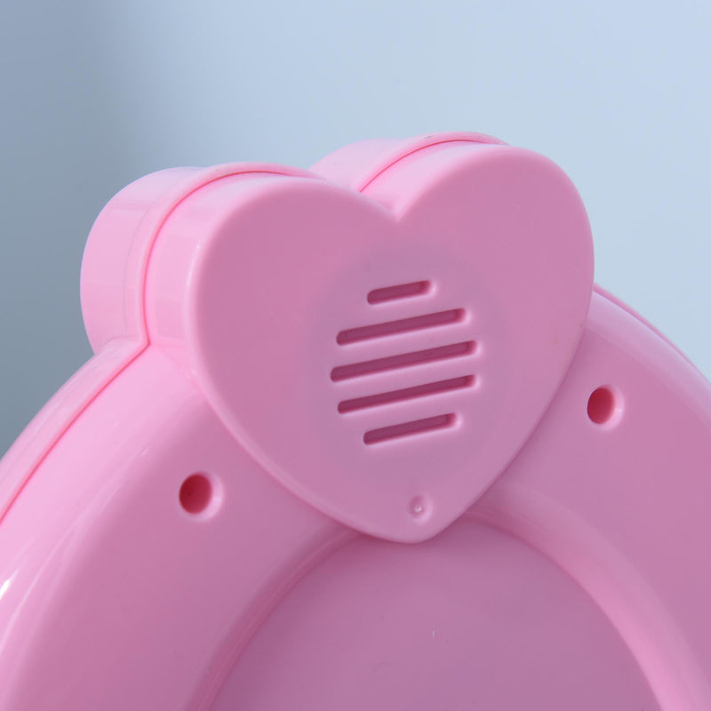 Specchiera Giocattolo per Bambini con Sgabello   Rosa