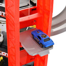 Pista da Corsa Garage Giocattolo per Bambini con Elicottero 