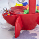 Macchinetta Pesca Pupazzi a Forma di Razzo 20x19x30 cm con Luci e Suoni  Rossa