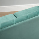 Divano 2 Posti 148x72x76 cm in Tessuto  Verde