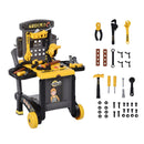 Banco da Lavoro con 60 Attrezzi per Bambini   Giallo e Nero