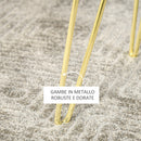 Pouf Poggiapiedi Ø36x45 cm in Velluto  Verde