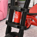 Triciclo per Bambini in Acciaio 73x48x56 cm  Rosso