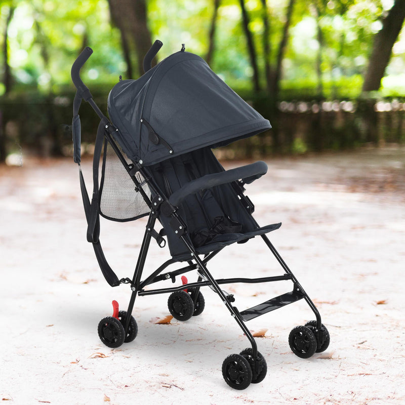 Passeggino Leggero Pieghevole per Bambini 3-36 Mesi   Blu Scuro