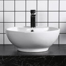 Lavabo da Appoggio 45,5x46x18 cm in Ceramica  Bianco