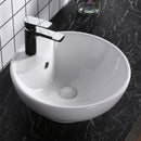 Lavabo da Appoggio 45,5x46x18 cm in Ceramica  Bianco