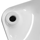 Lavabo da Appoggio 43x43x12 cm in Ceramica  Bianco