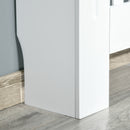 Copritermosifone in Legno MDF Bianco 78x19x81 cm 