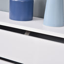 Copritermosifone in Legno MDF Bianco 112x19x81 cm 