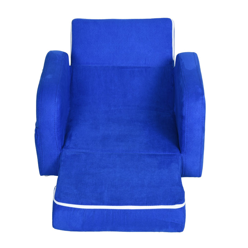 Poltroncina Letto per Bambini 51x45x38 cm  Blu