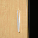 Libreria Mobiletto 5 Ripiani 2 Ante 80x40x96 cm in Truciolare  Nero