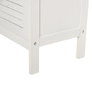 Mobiletto Bagno 2 Ripiani 2 Ante 60x30x81,6 cm in MDF  Bianco