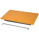 Tavolo da Lavoro Pieghevole 100x60x75,5 cm in Acciaio e MDF  Nero